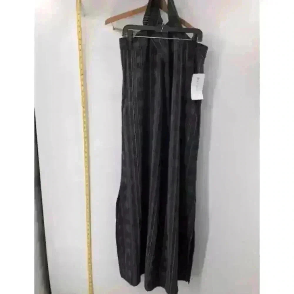 Athleta Women's XL Black Amara Stripe Sleeveless Maxi Dress‎ Casual NWT